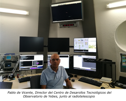  Pablo de Vicente, Director del Centro de Desarollos Tecnológicos del Observatorio de Yebes