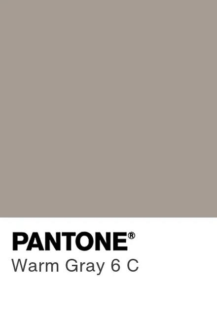 PANTONE Warm Gray 6 C C